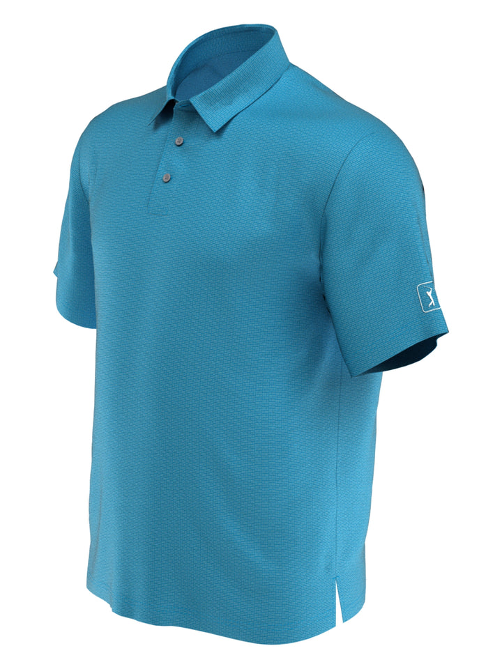 Big & Tall Birdseye Print Golf Polo