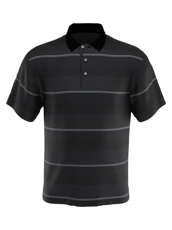 Big & Tall Large Scale Jacquard Golf Polo