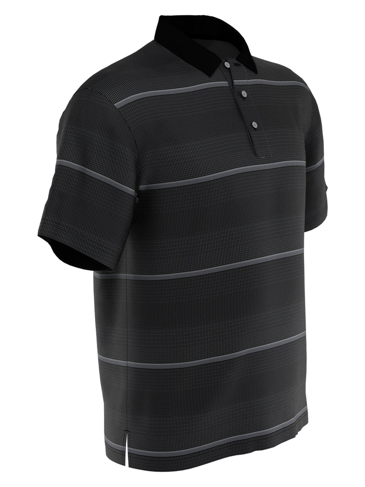 Big & Tall Large Scale Jacquard Golf Polo