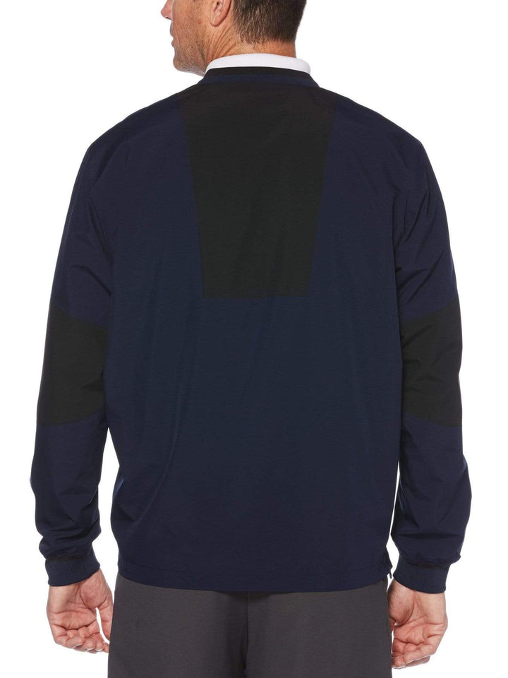 Big & Tall Water Repellent Pieced Lined Sweater