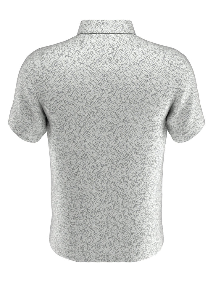 Boys Allover Textured Print Golf Polo