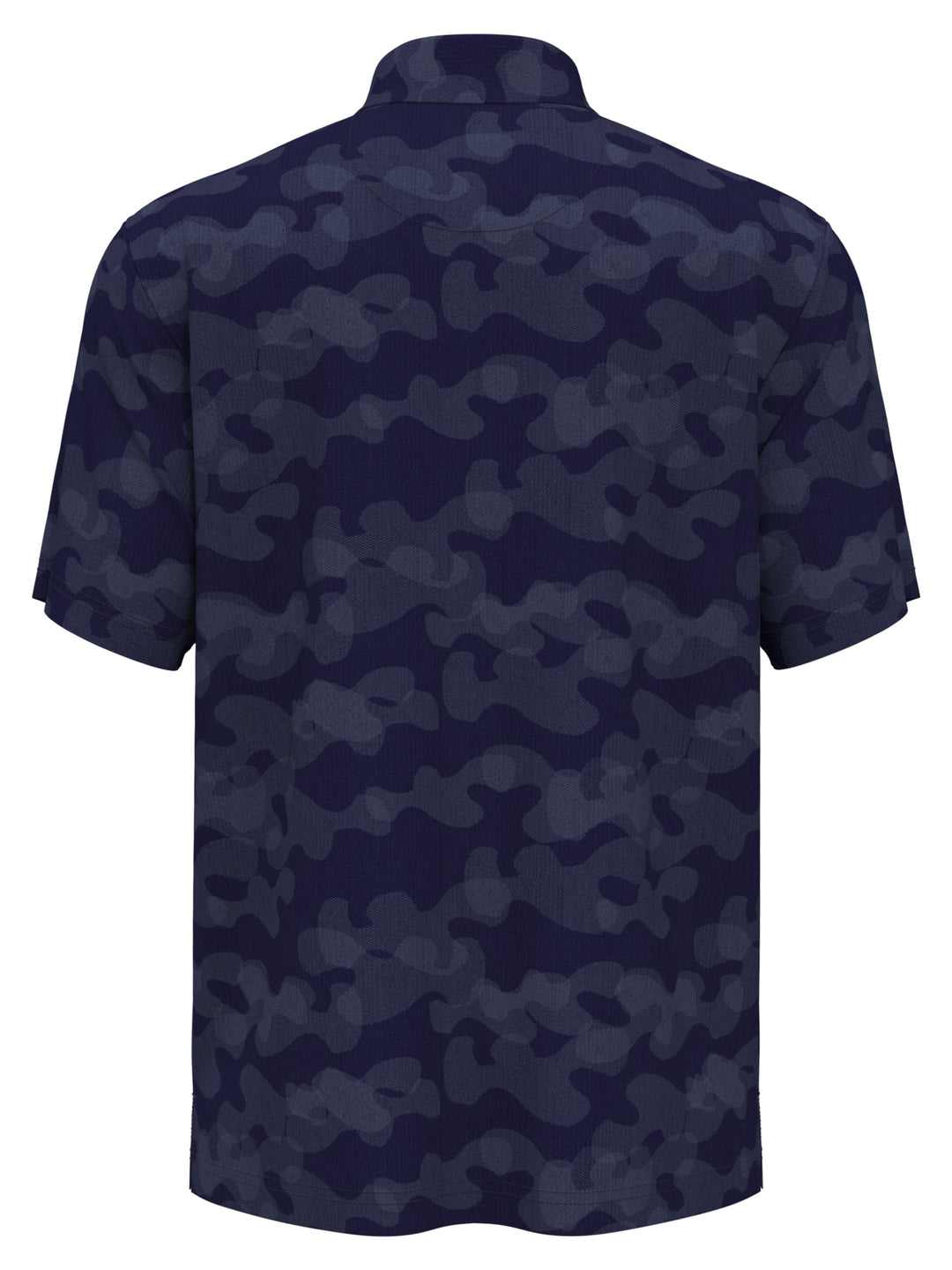 Boys Camo Print Herringbone Golf Polo