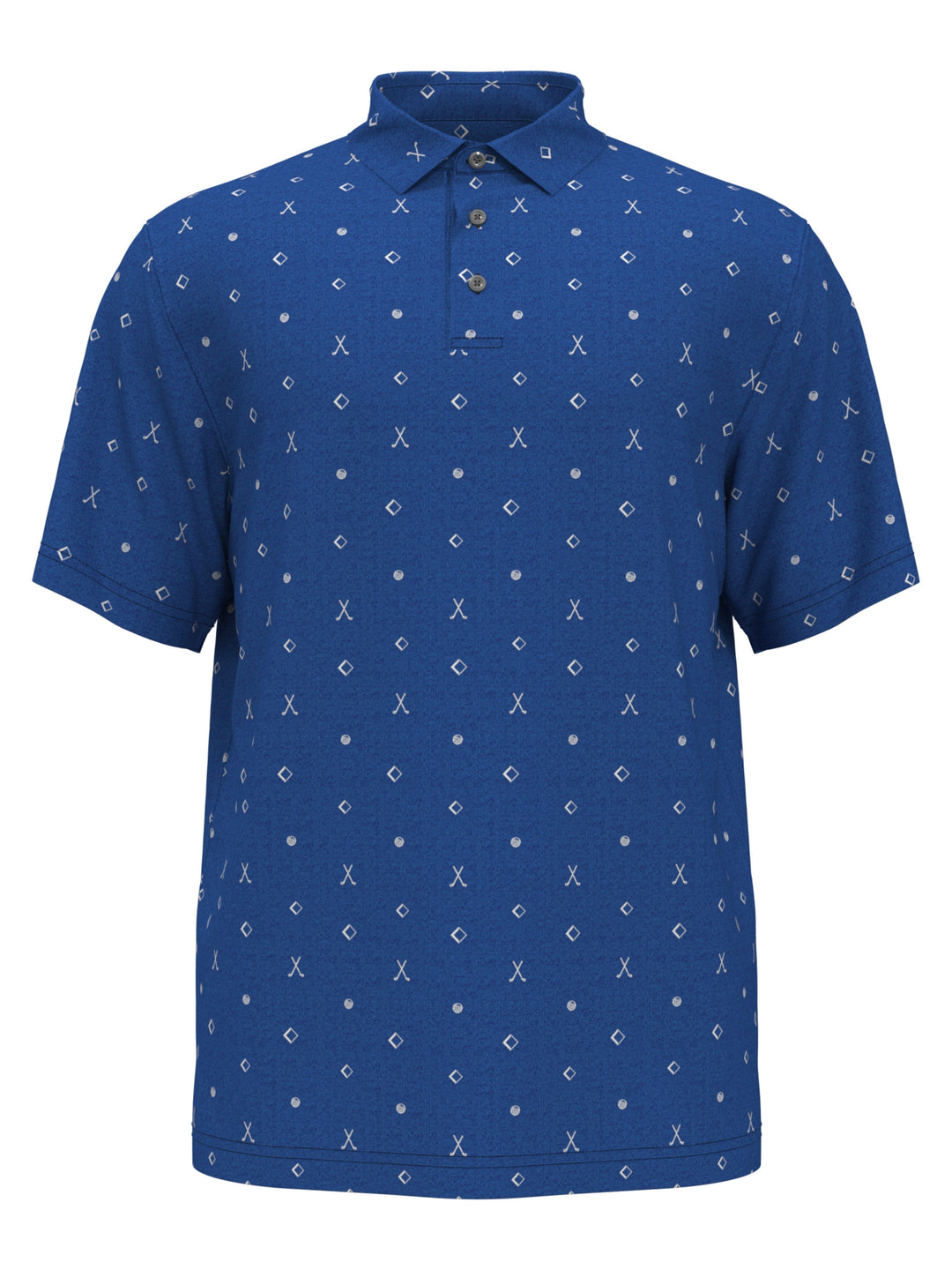 Golf Print Golf Polo (Turkish Sea Htr) 