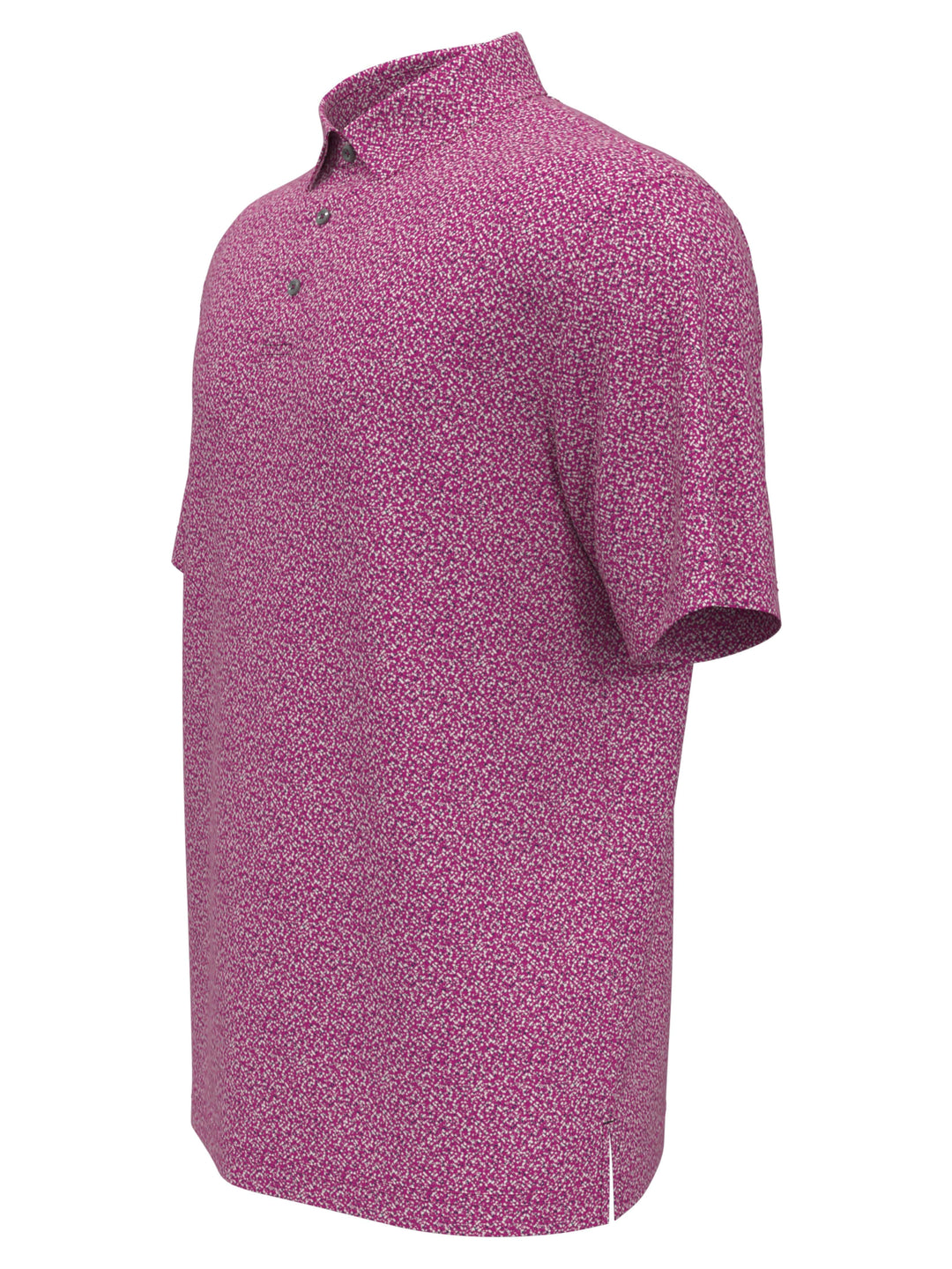 Boys Micro Geo Printed Golf Polo
