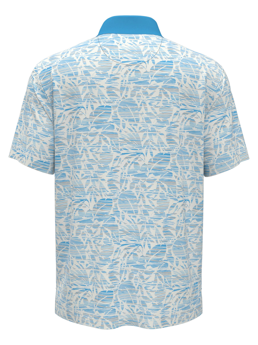 Boy's Transformed Tropical Print Golf Polo