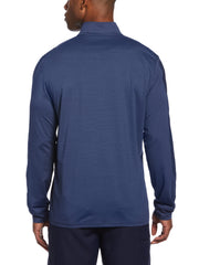 1/4 Zip Sun Shade Base Layer Golf Shirt (Peacoat Htr) 