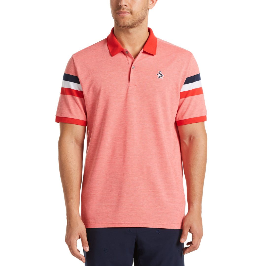 Abbot Block Golf Polo (High Risk Red) 