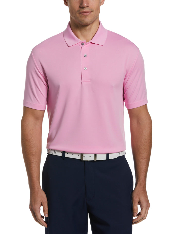 Airflux Solid Mesh Golf Polo (Bonbon) 