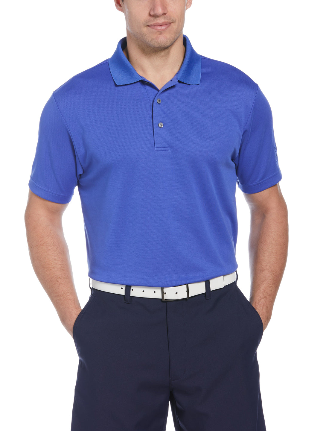 AirFlux™ Solid Golf Polo (Dazzling Blue) 