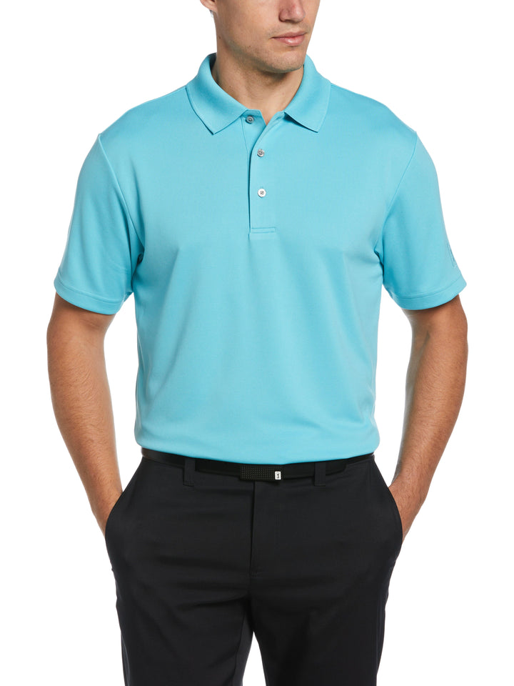 Airflux Solid Mesh Golf Polo (Sea Jet) 