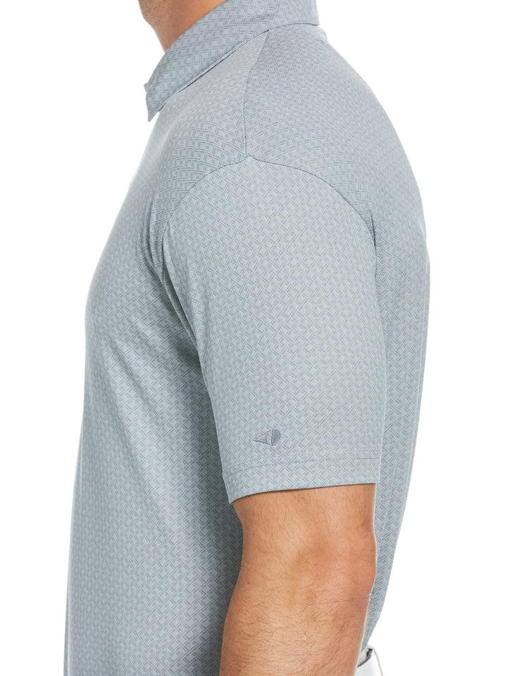 Men's All Over Geo Jacquard Polo
