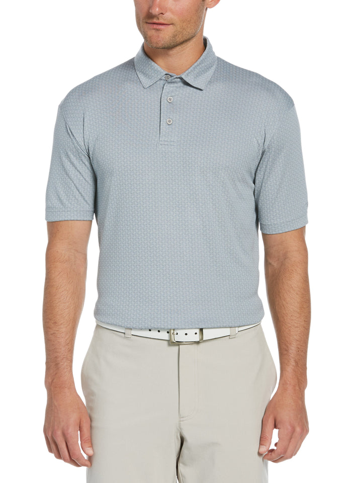 Men's All Over Geo Jacquard Polo