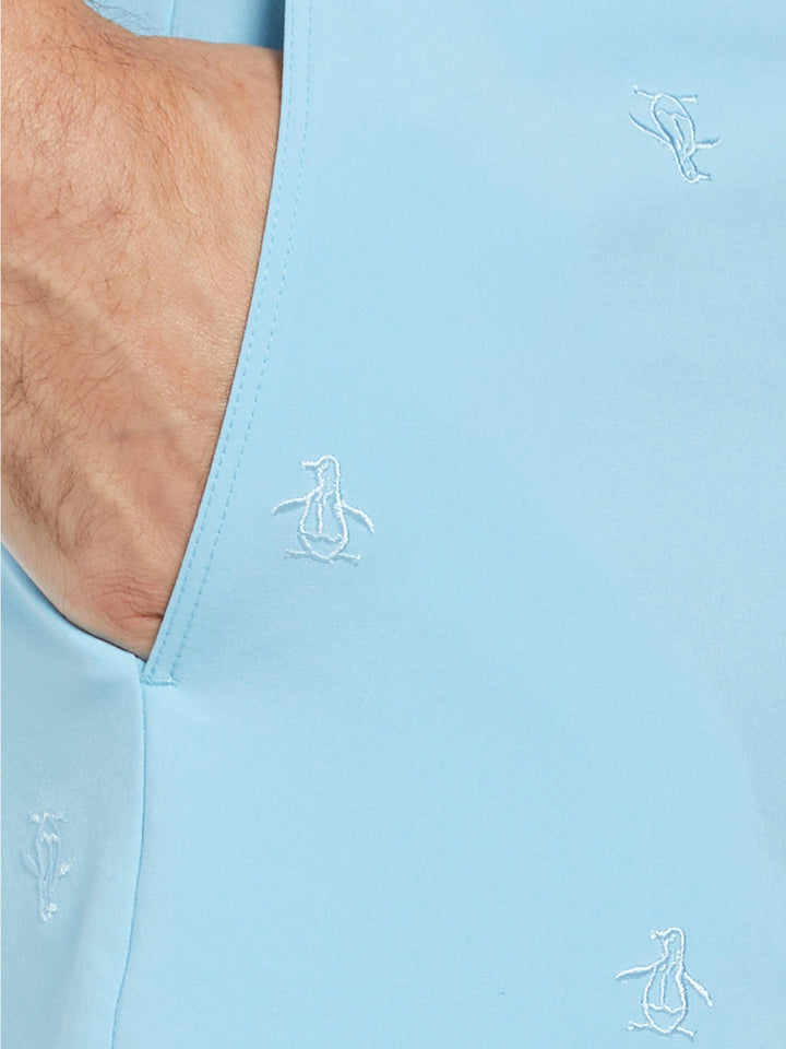 Men's Allover Embroidered Pete 9" Golf Short
