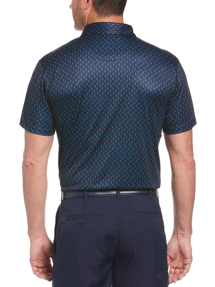 Men's Allover Toucan Print Golf Polo