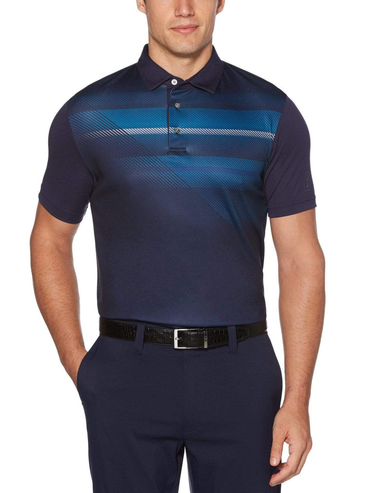 Men's Asymmetrical Heritage Short Sleeve Polo