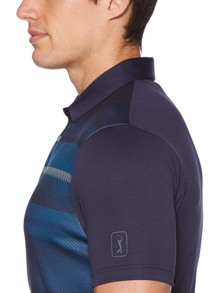 Men's Asymmetrical Heritage Short Sleeve Polo