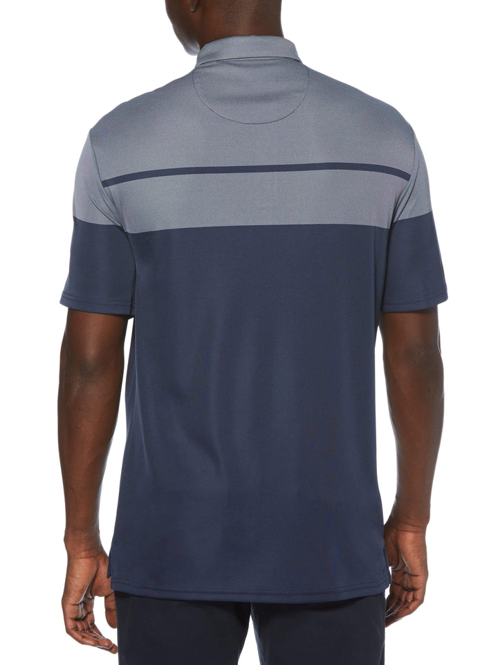 Men's Birdseye Block Golf Polo