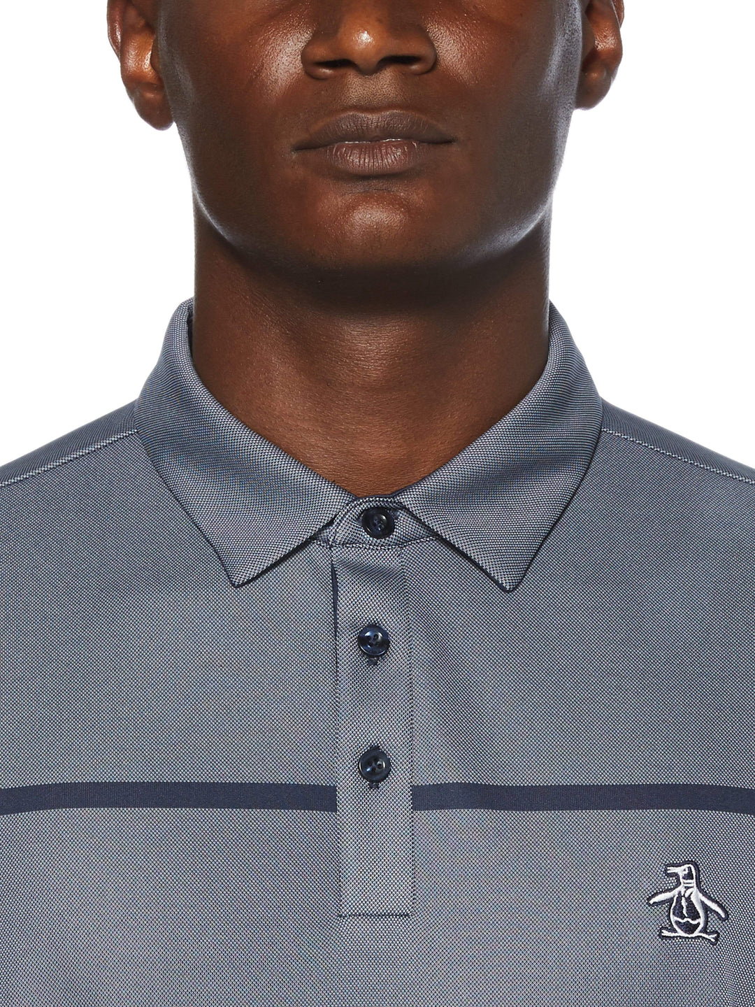 Men's Birdseye Block Golf Polo