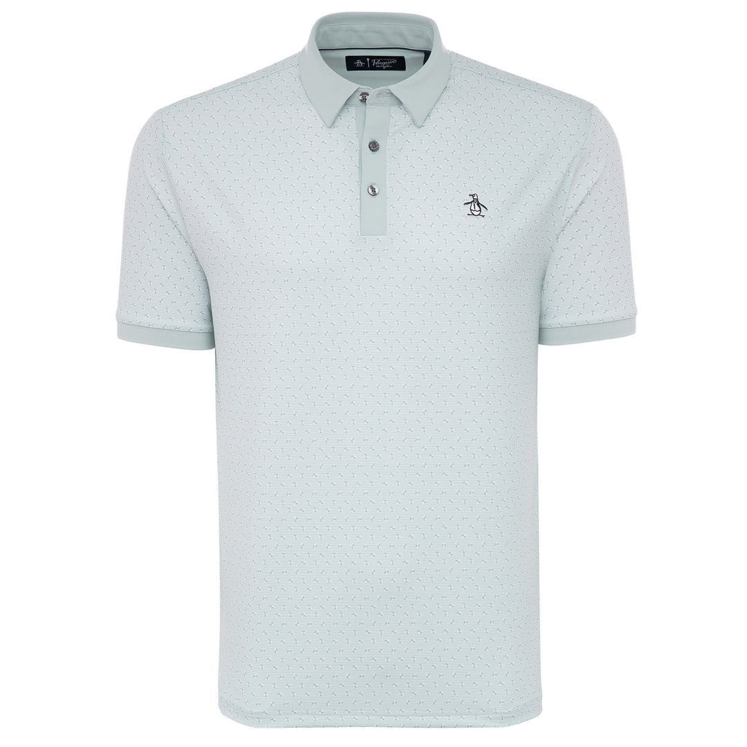 Bow-Tie Dobby Golf Polo (Pearl Blue) 