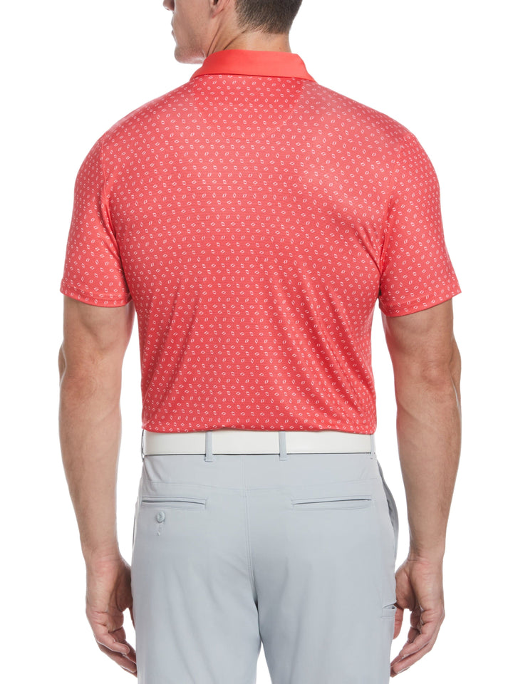 Men's Bow Tie Print Golf Polo