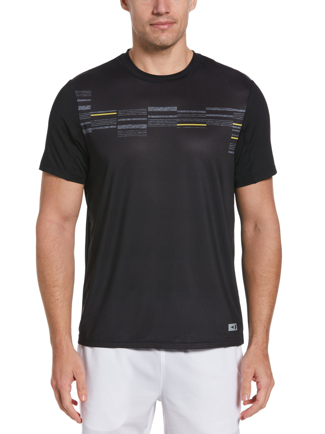 Broken Chest Print Tennis Tee (Caviar) 