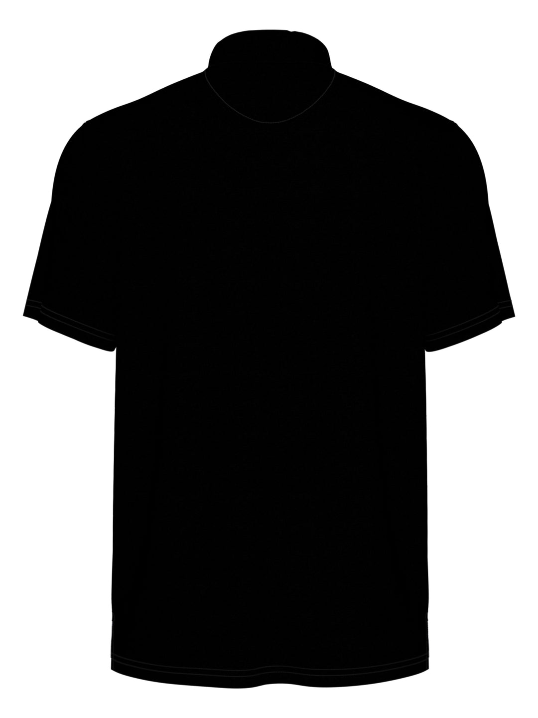 Checkerboard Print Golf Polo (Caviar) 