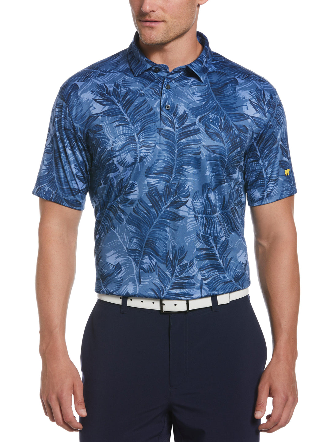 Men's Destination Palm Printed Golf Polo