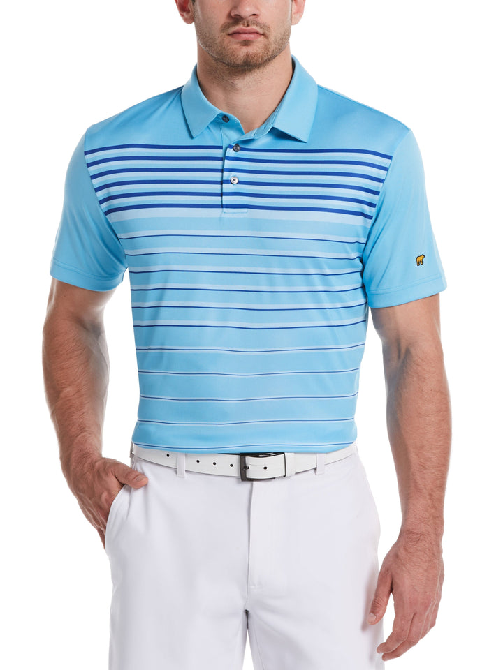 Men's Diffused Stripe Golf Polo