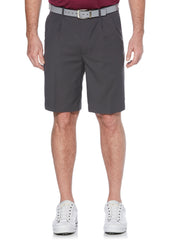 Men's Double Pleated Golf Short with Active Waistband