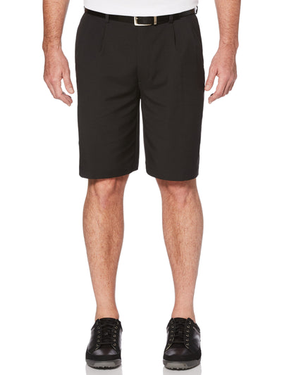 Men's Double Pleated Golf Short with Active Waistband