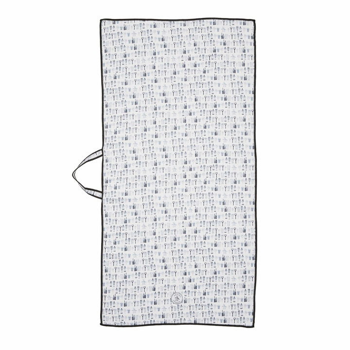 Drink Print Waffle Towel (Bright White) 