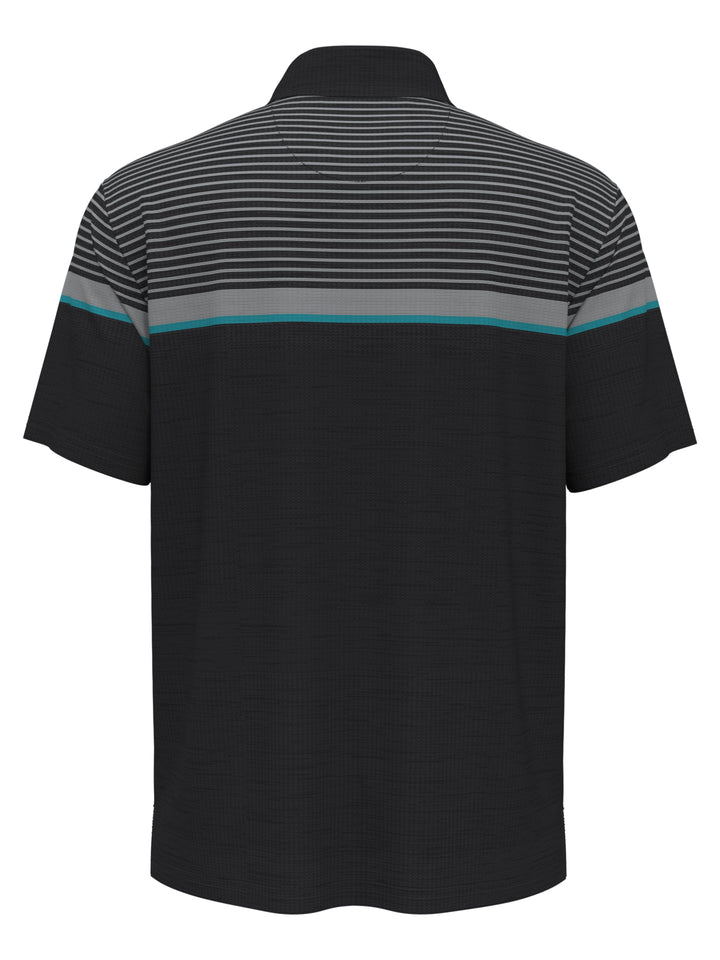 Men's Engineered Fine Line Stripe Golf Polo Shirt