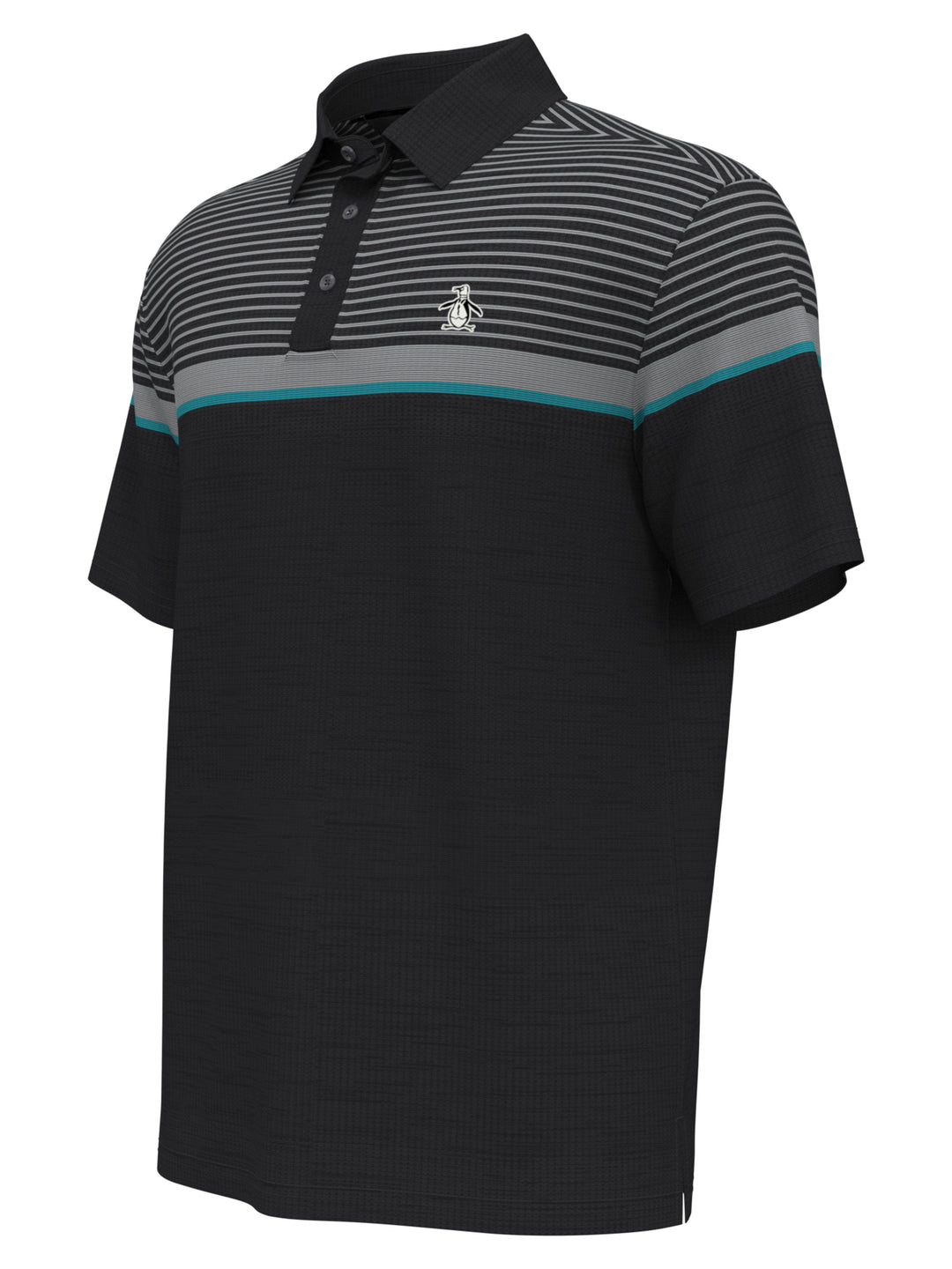 Men's Engineered Fine Line Stripe Golf Polo Shirt