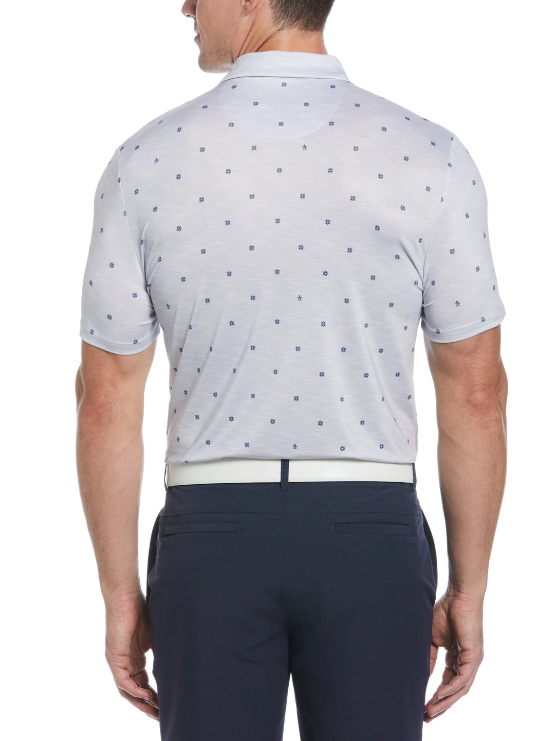 Men's Fair Isle Print Golf Polo