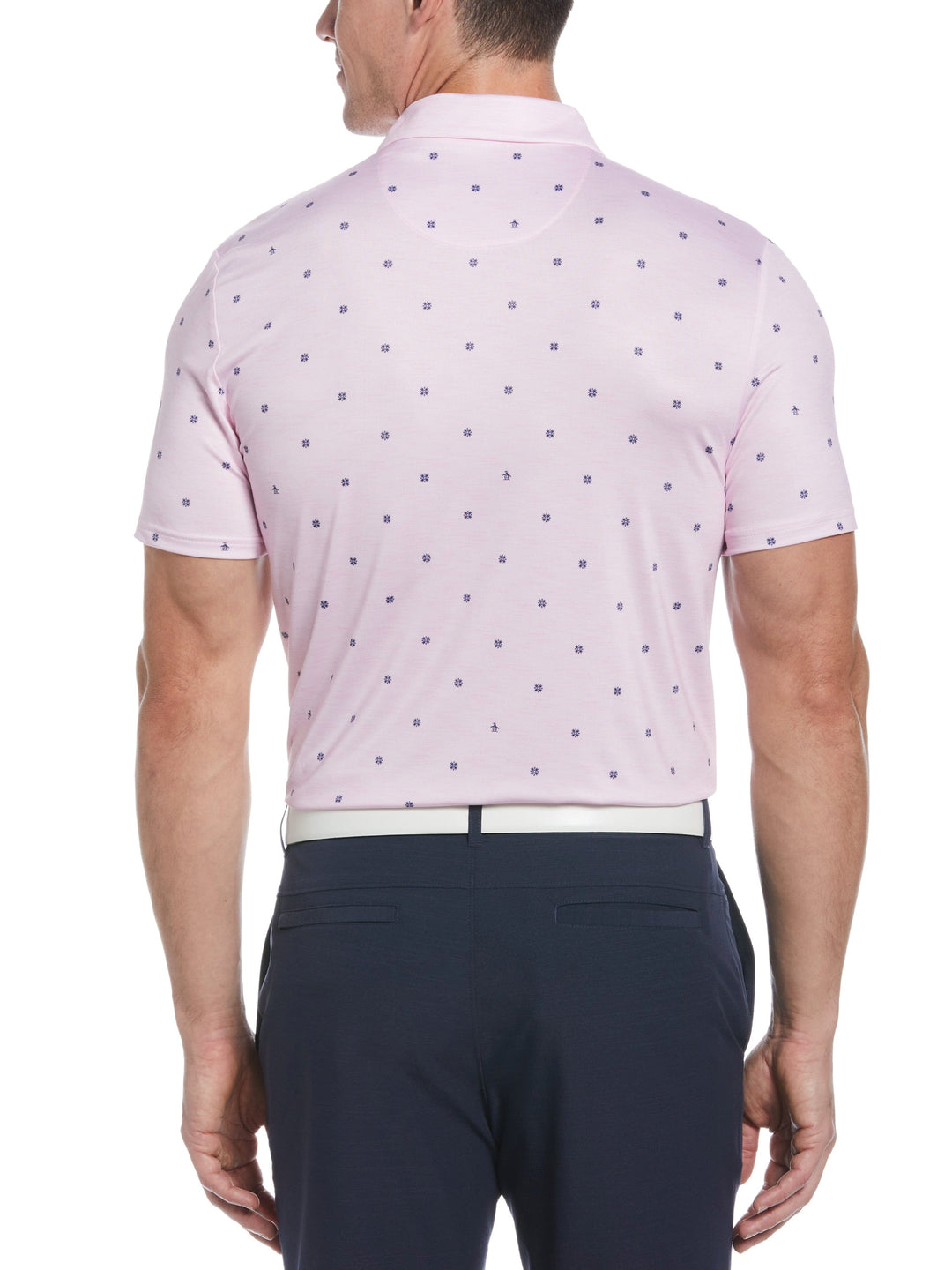 Men's Fair Isle Print Golf Polo