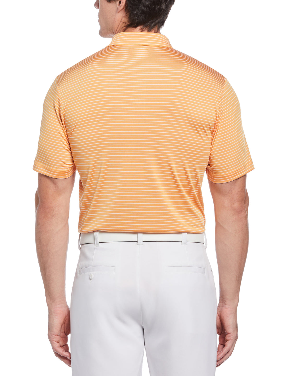 Feeder Stripe Golf Polo (Papaya) 