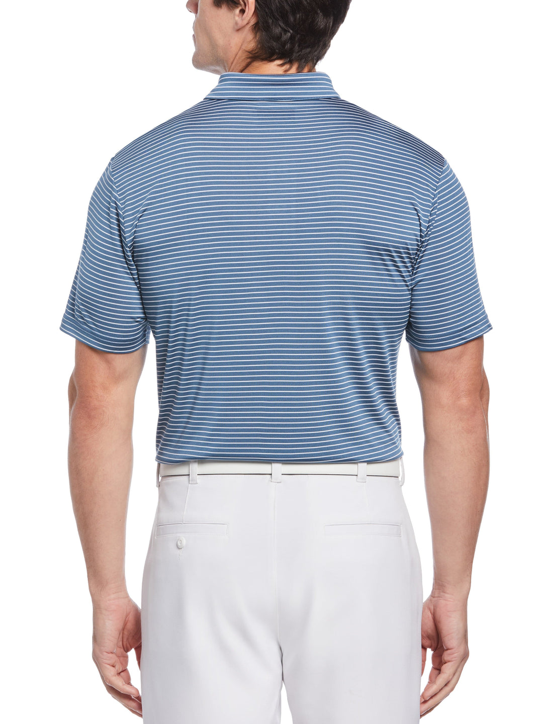 Feeder Stripe Golf Polo (Real Teal) 