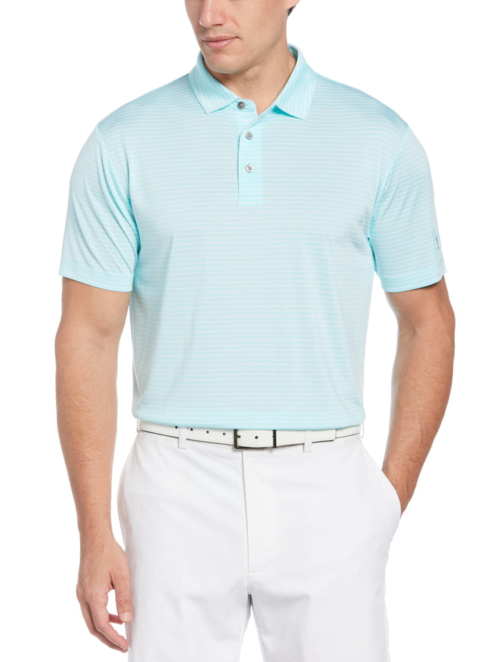 Feeder Stripe Golf Polo (Tanager Turquois) 