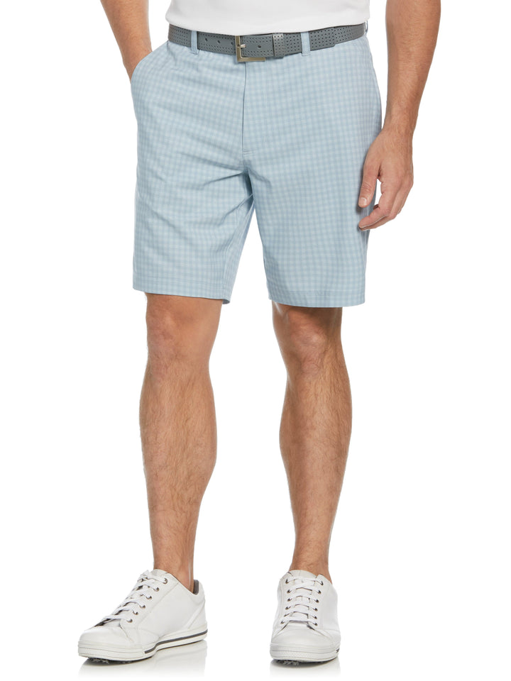 Flat Front 9" Coastal Plaid Golf Short (Tradewinds) 