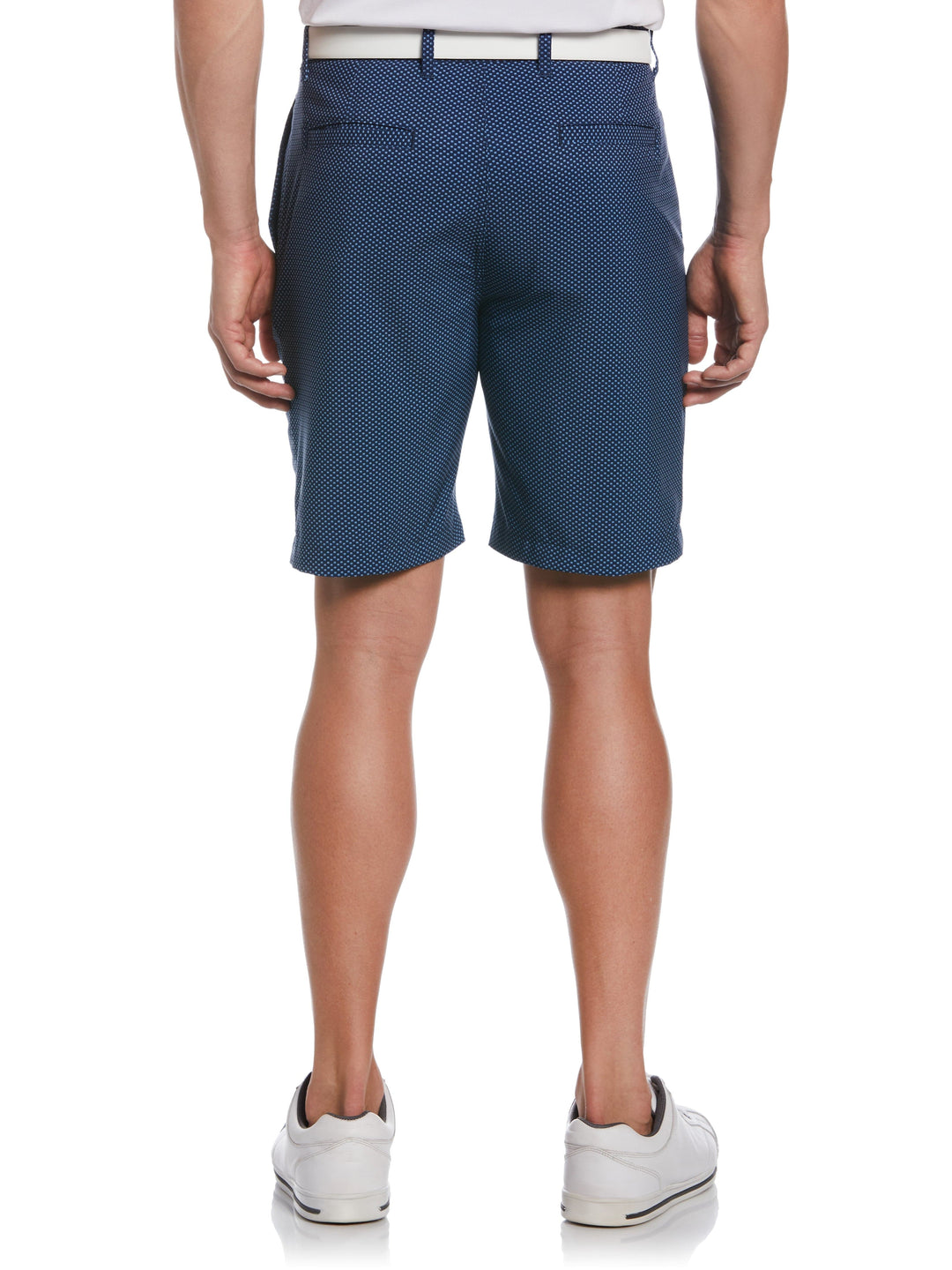 Men's Flat Front 9" Square Printed Golf Short