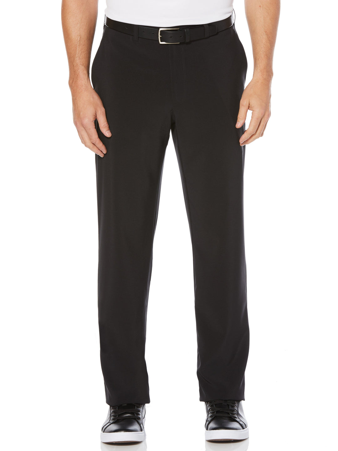 Men's Flat Front Expandable Waistband Pant