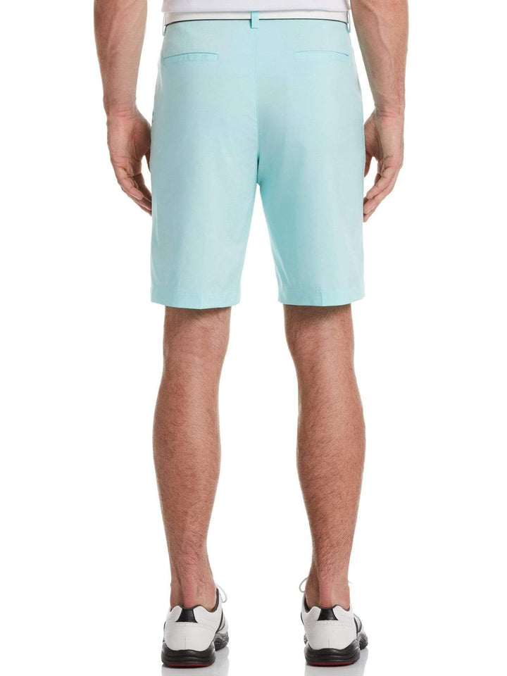 Men's Flat Front Heather Golf Short with Active Waistband