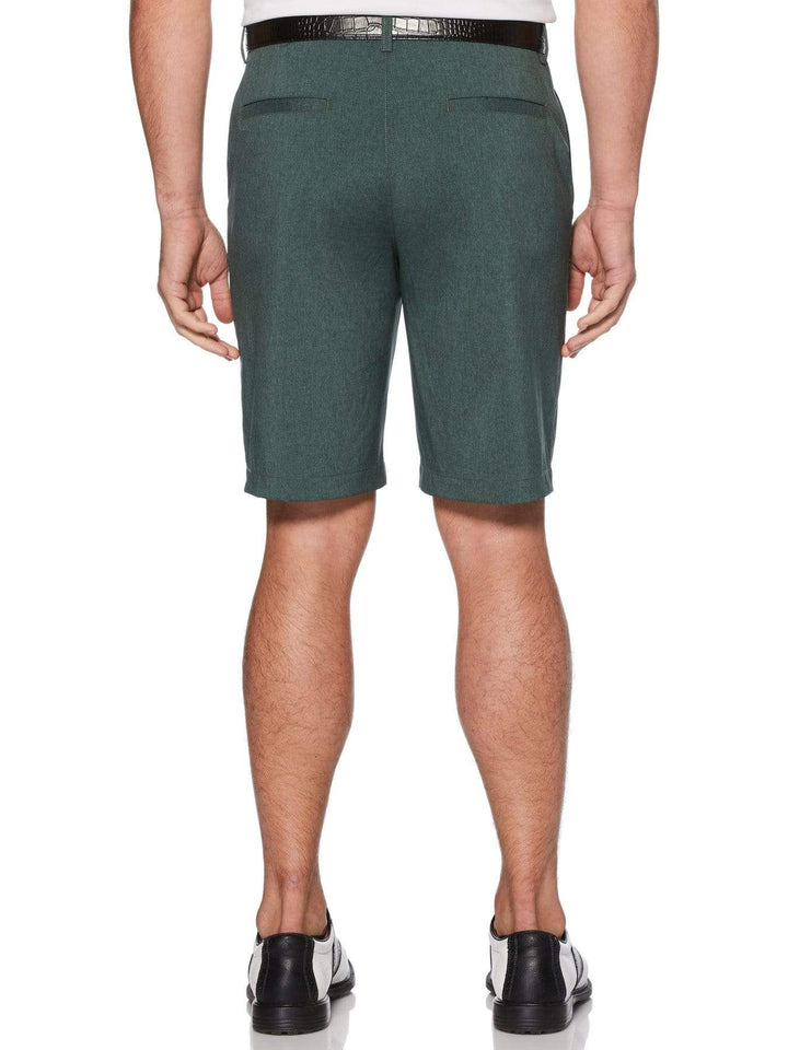 Men's Flat Front Heather Golf Short with Active Waistband