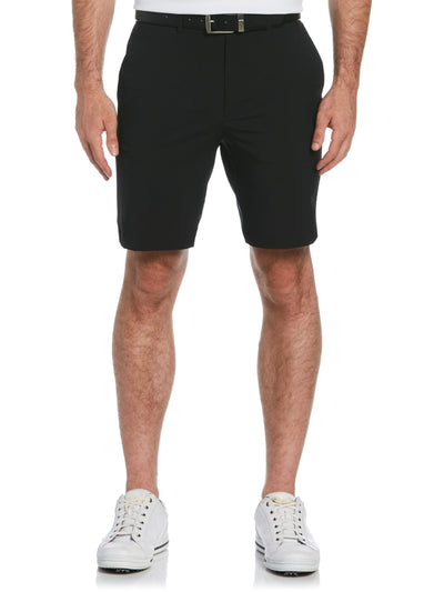 Men's Flat Front Solid Golf Short with Cargo Pocket