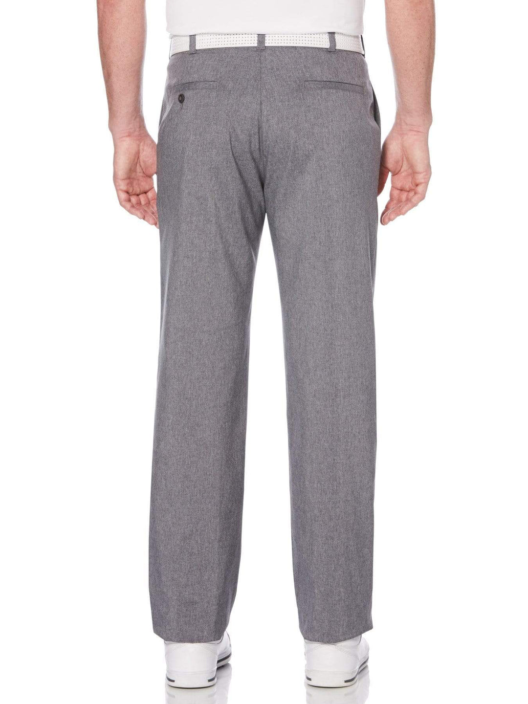 Men's Flat Front Yarn Dyed Heather Pant