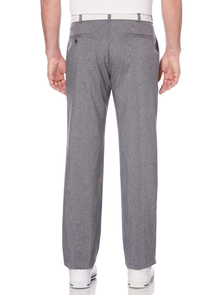Men's Flat Front Yarn Dyed Heather Pant