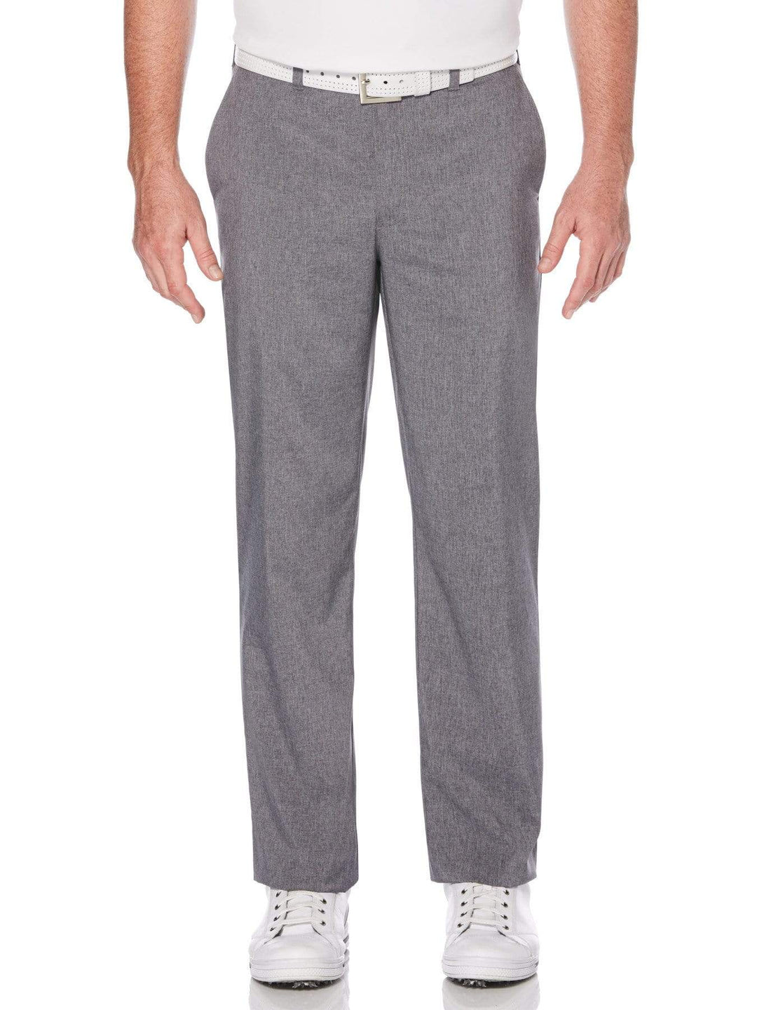Men's Flat Front Yarn Dyed Heather Pant