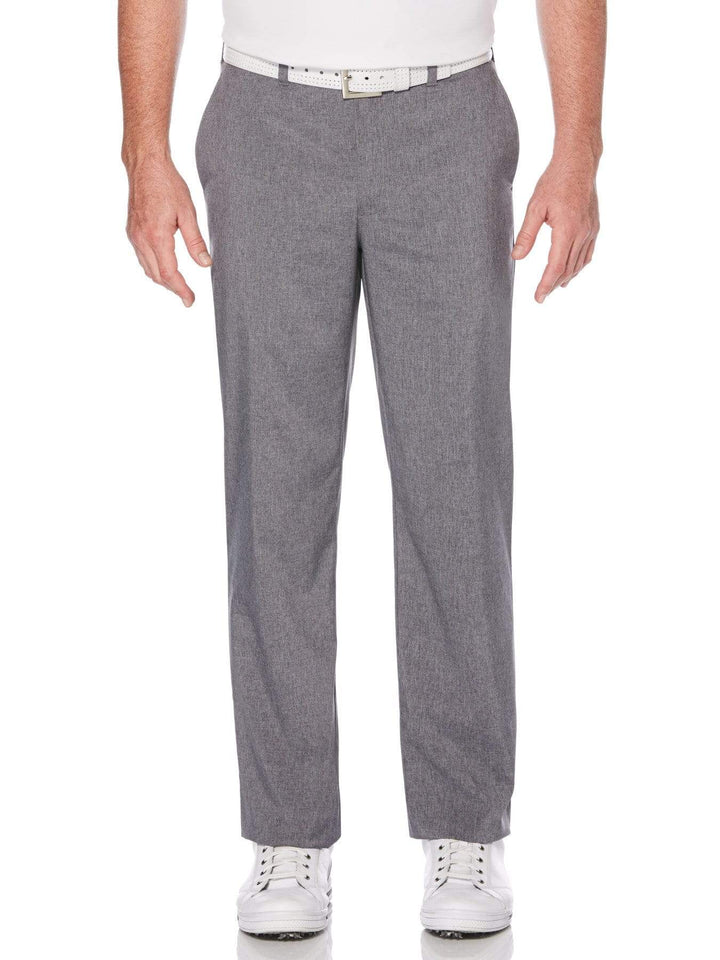 Men's Flat Front Yarn Dyed Heather Pant