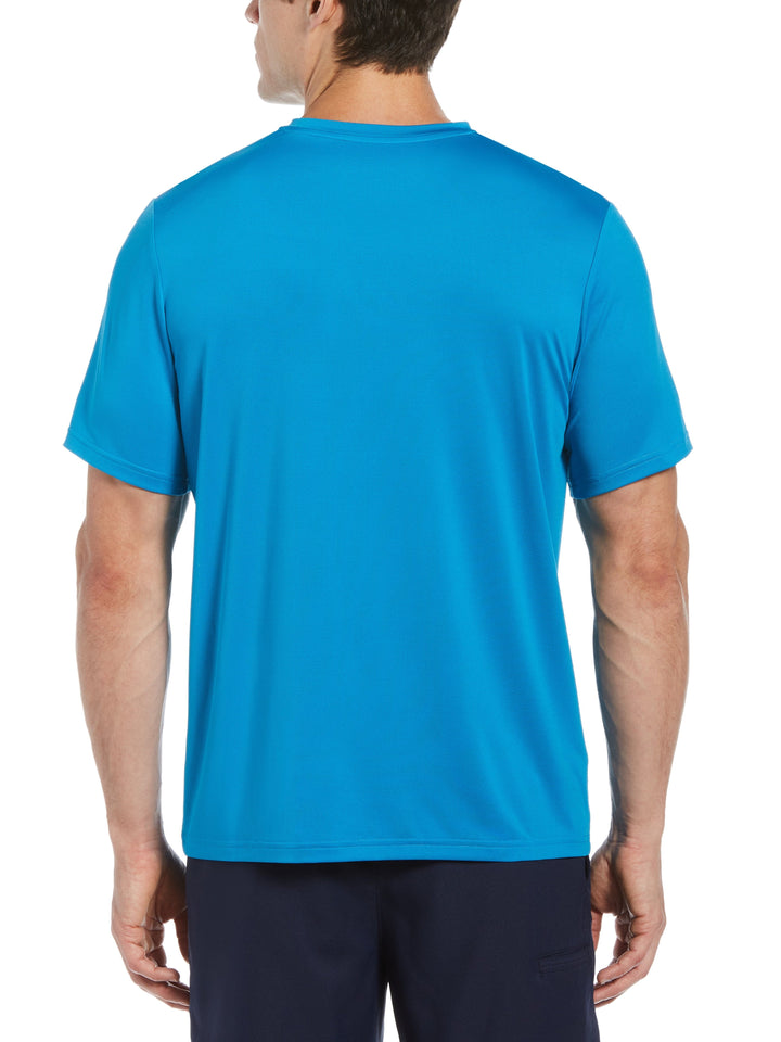 Men's Gradient Multi Chest Print Tennis Tee