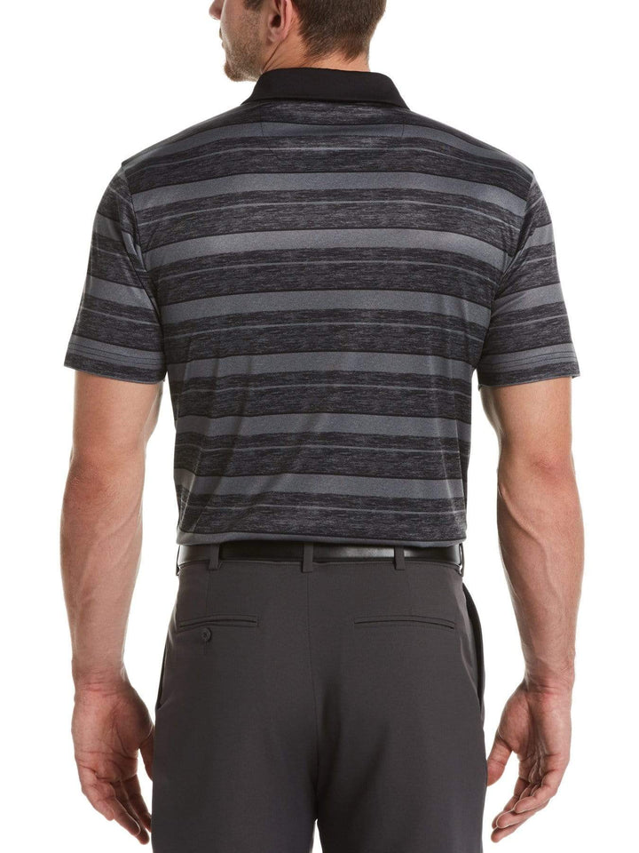 Men's Heather Stripe Polo